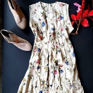 Vintage J.B.S Floral Maxi Dress
